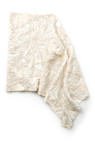 The school of making magdalena contrast poncho diy embroidery kit 2