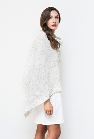 The school of making magdalena contrast poncho diy embroidery kit 19