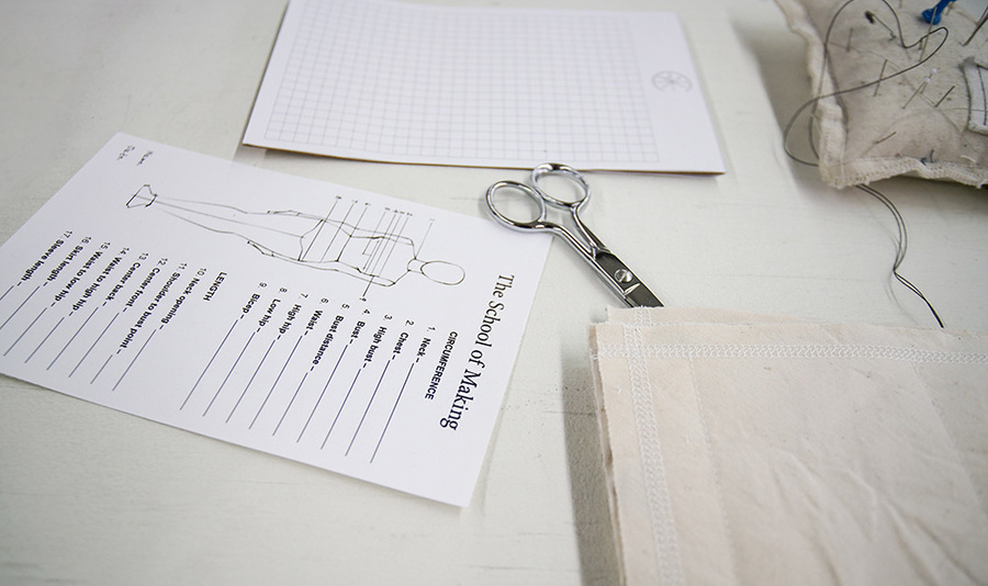 The school of making project planner measurement sheets