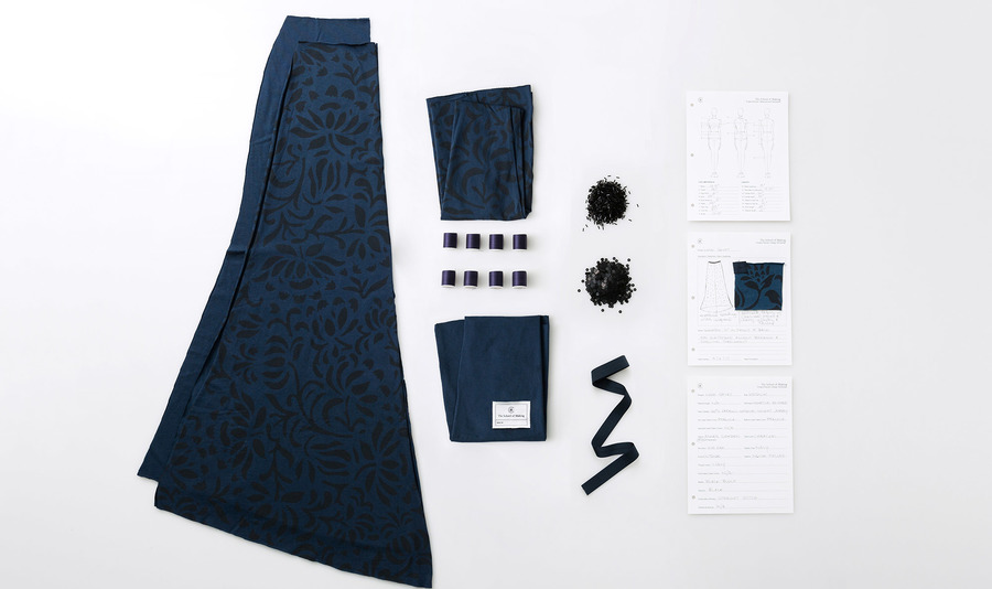 The school of making diy sewing kit long fitted skirt