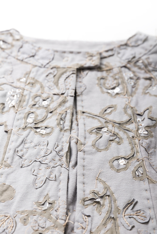 Alabama chanin embellished cape 4