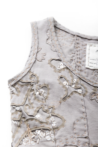 Alabama chanin hand beaded corset 3