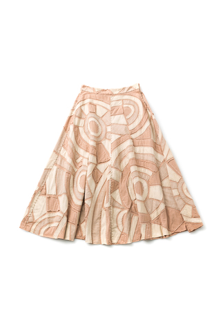 Alabama chanin handcrafted organic cotton womens skirt 3
