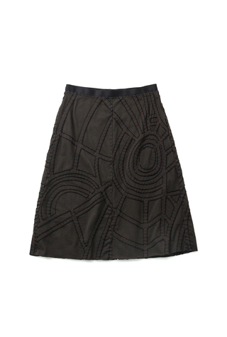 Alabama chanin organic cotton a line andy skirt 2
