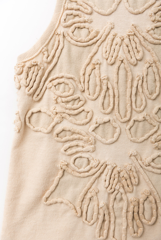 Alabama chanin embroidered organic cotton rossa dress 5