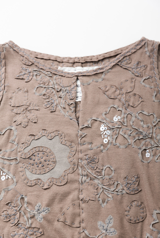Alabama chanin embroidered cotton tunic 3