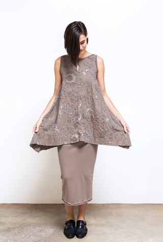 Alabama chanin embroidered cotton tunic 1