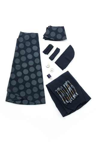 The school of making polka dot walking cape diy sewing kit 3