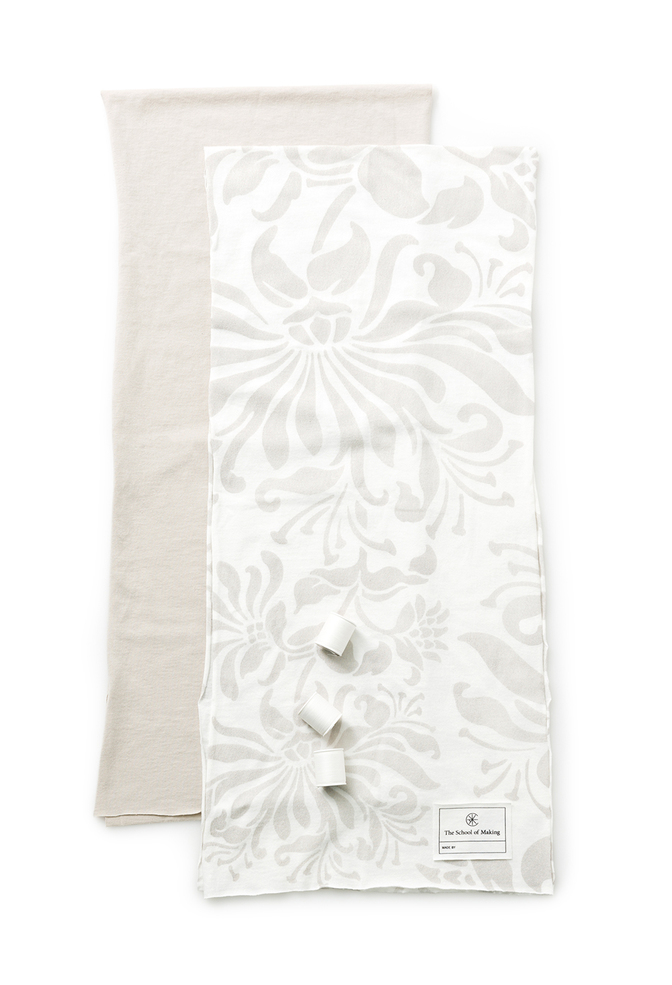 The school of making magdalena table runner diy embroidery kit 1